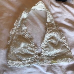 Off-white Halter Bralette